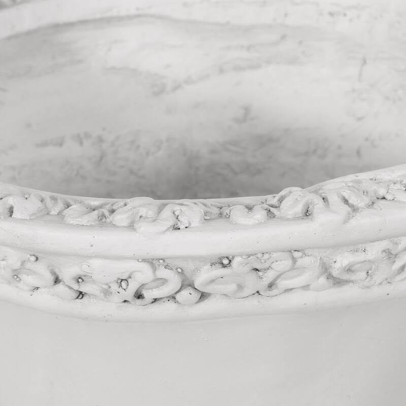 Roman Design Planter Pot Drainage Hole for Flowers, Herbs, Succulents