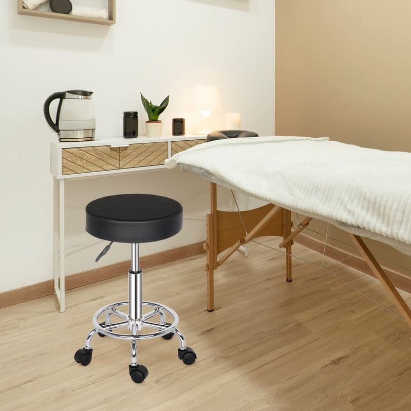 25"Round Stool Ha Ha Feet Rotation Bar Stool