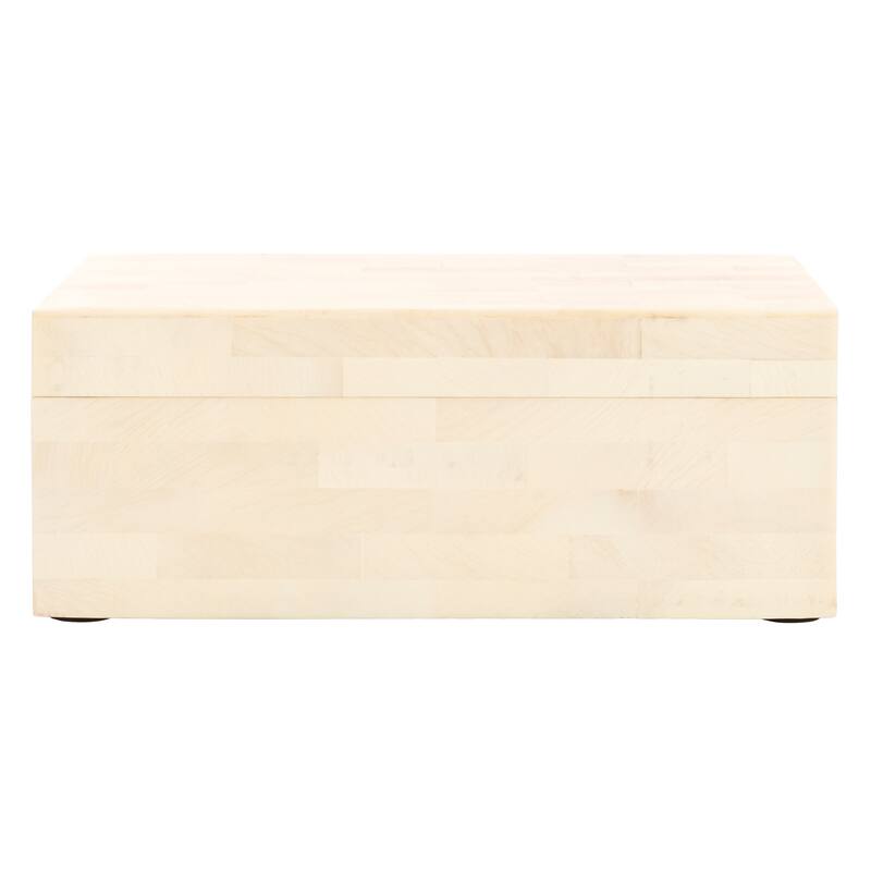SAFAVIEH Home Sabi Antique Ivory/Faux Bone Resin Decorative Box Set of 2