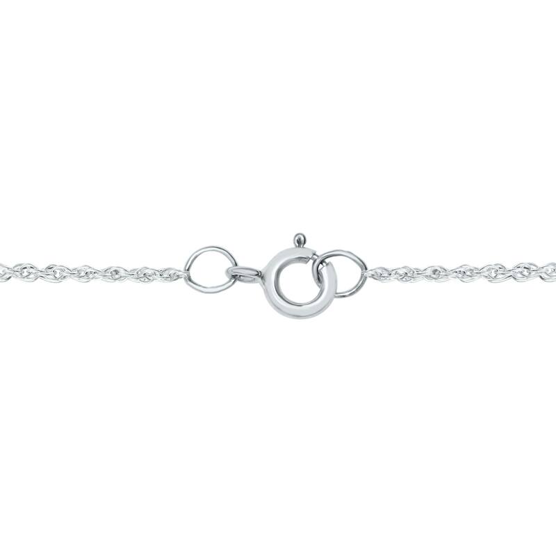 Diamond Palm Tree Pendant in .925 Sterling silver