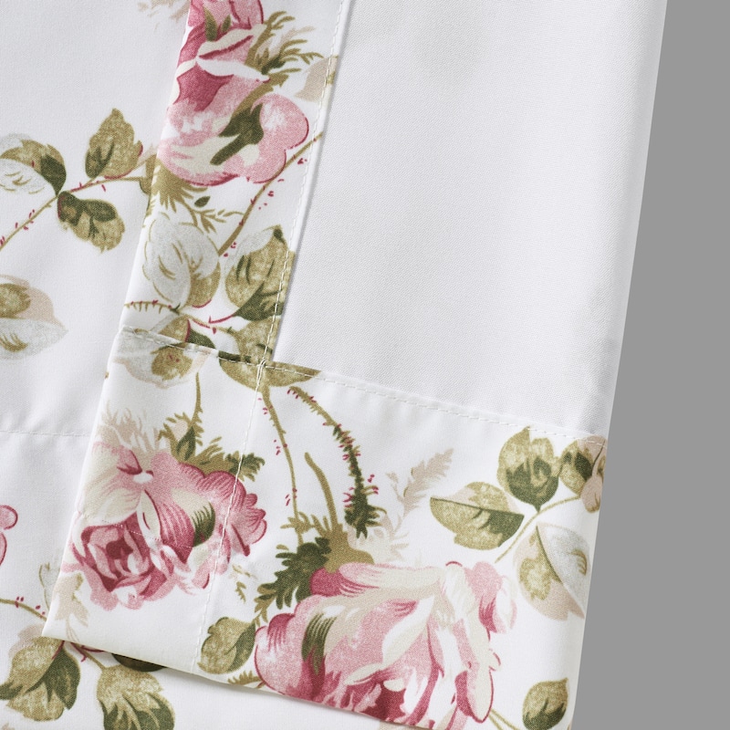 The Gray Barn Little Bess Country Chic Floral 84-inch Window Panel Pair