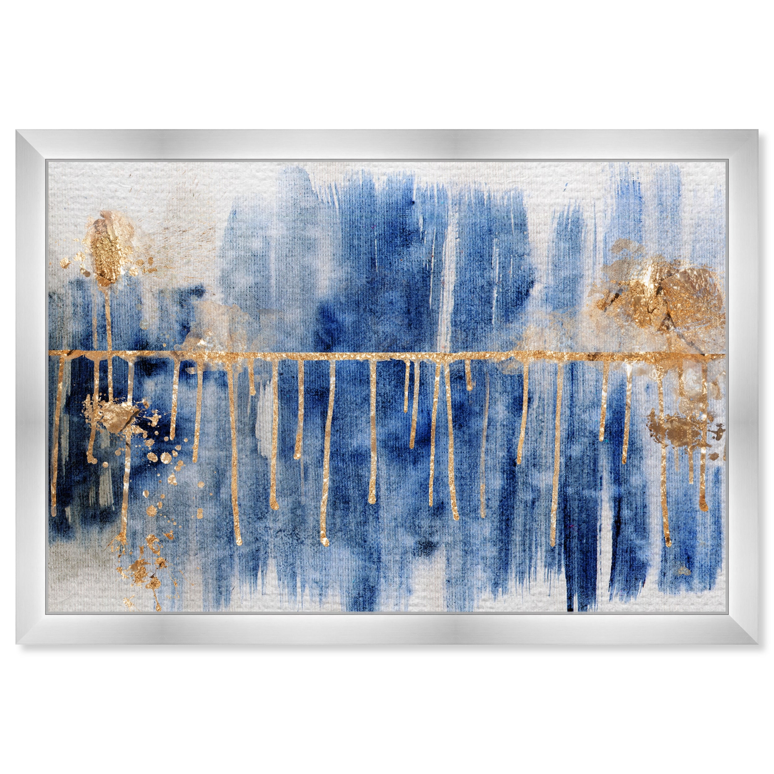 Oliver Gal 'Emballeur Navy' Fashion and Glam Framed Wall Art Prints Road  Signs - Blue, Gold - On Sale - Bed Bath & Beyond - 31287477