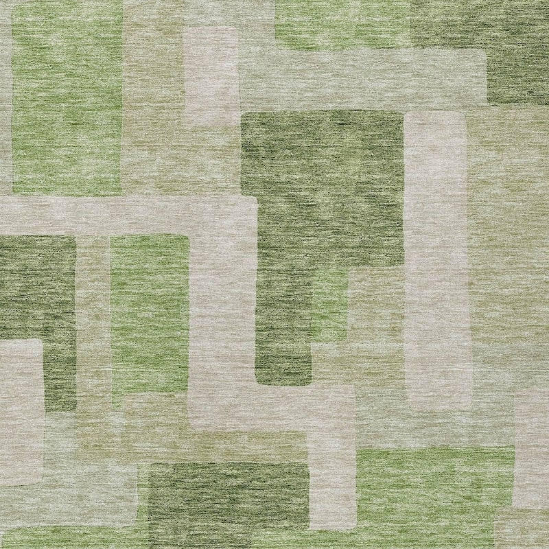 HomeRoots Geometric Transitional Rectangle Outdoor Rug