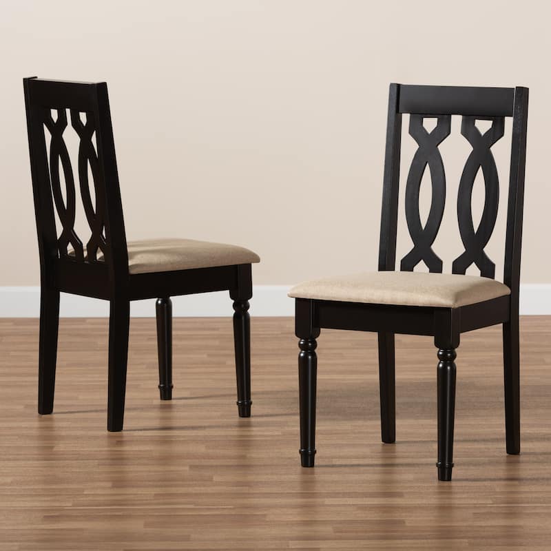 Cherese Modern and Contemporary 2-PC Dining Chair Set