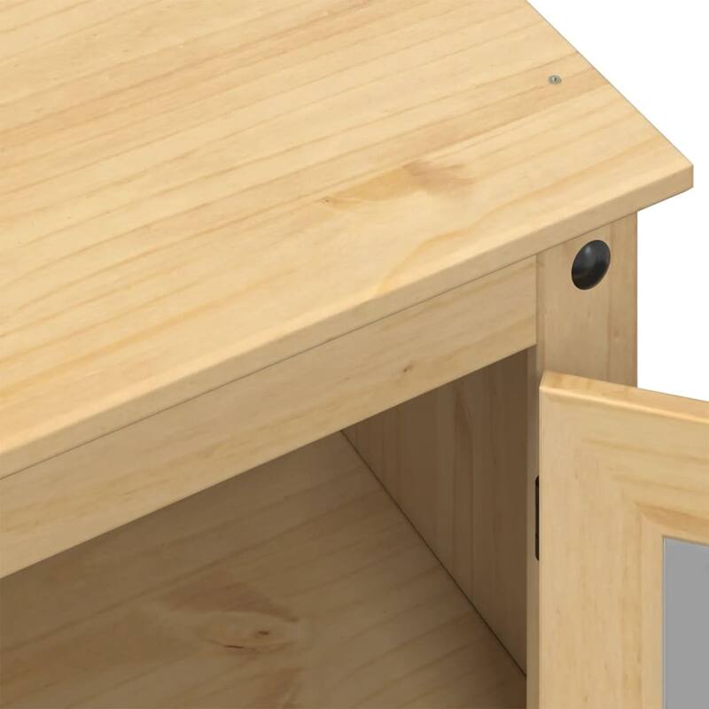 vidaXL Bathroom Cabinet Honey wood - 15.7 x 19.7 x 72.8 in