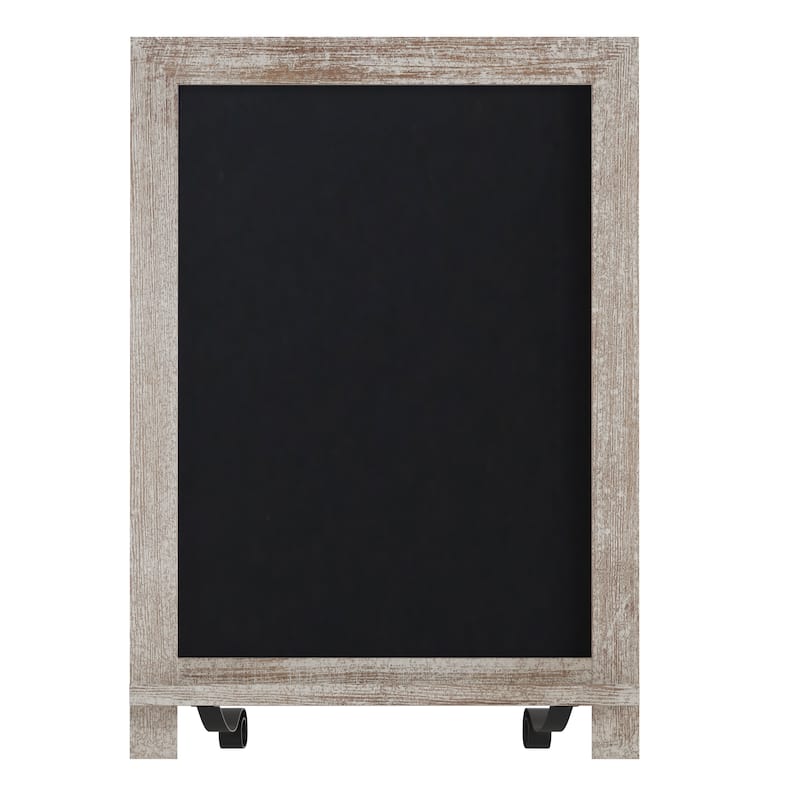 Freestanding Tabletop or Wall Mount Magnetic Chalkboard