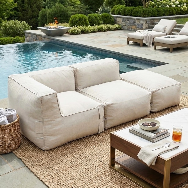 Christopher Knight Home - Nerissa 3-Piece Modular Outdoor/Indoor