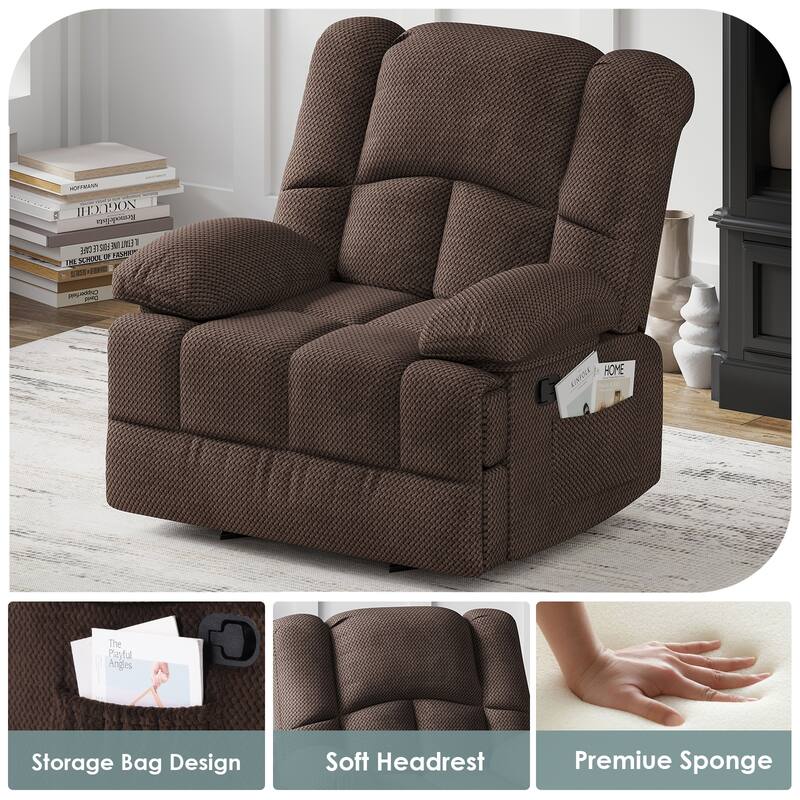 Oversized Rocking Rocker Recliner Chair for Living Room Adults