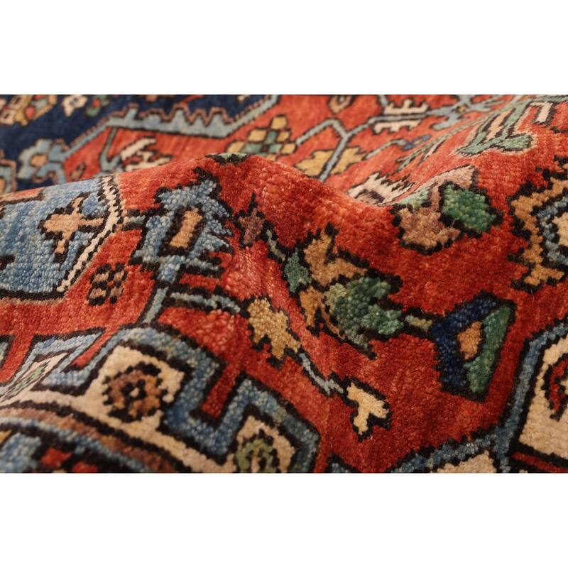 ECARPETGALLERY Hand-knotted Jules Sultane Dark Copper Wool Rug - 8'0 x 9'11