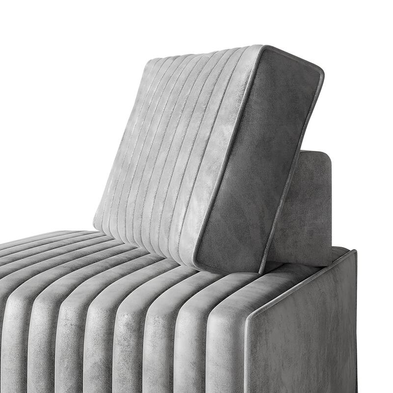 CraftPorch 9-Pieces Contemporary Clean-Line Linen Upholstered