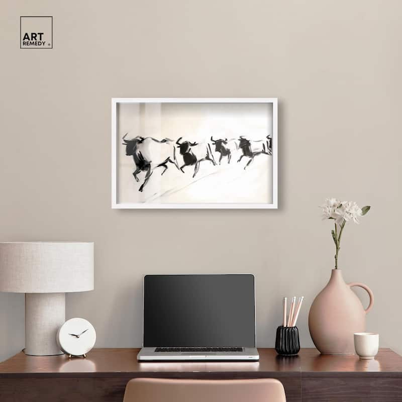 Bovine II Shadowbox by Art Remedy