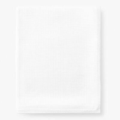 Queen Size Cotton Weave Cotton Blanket White
