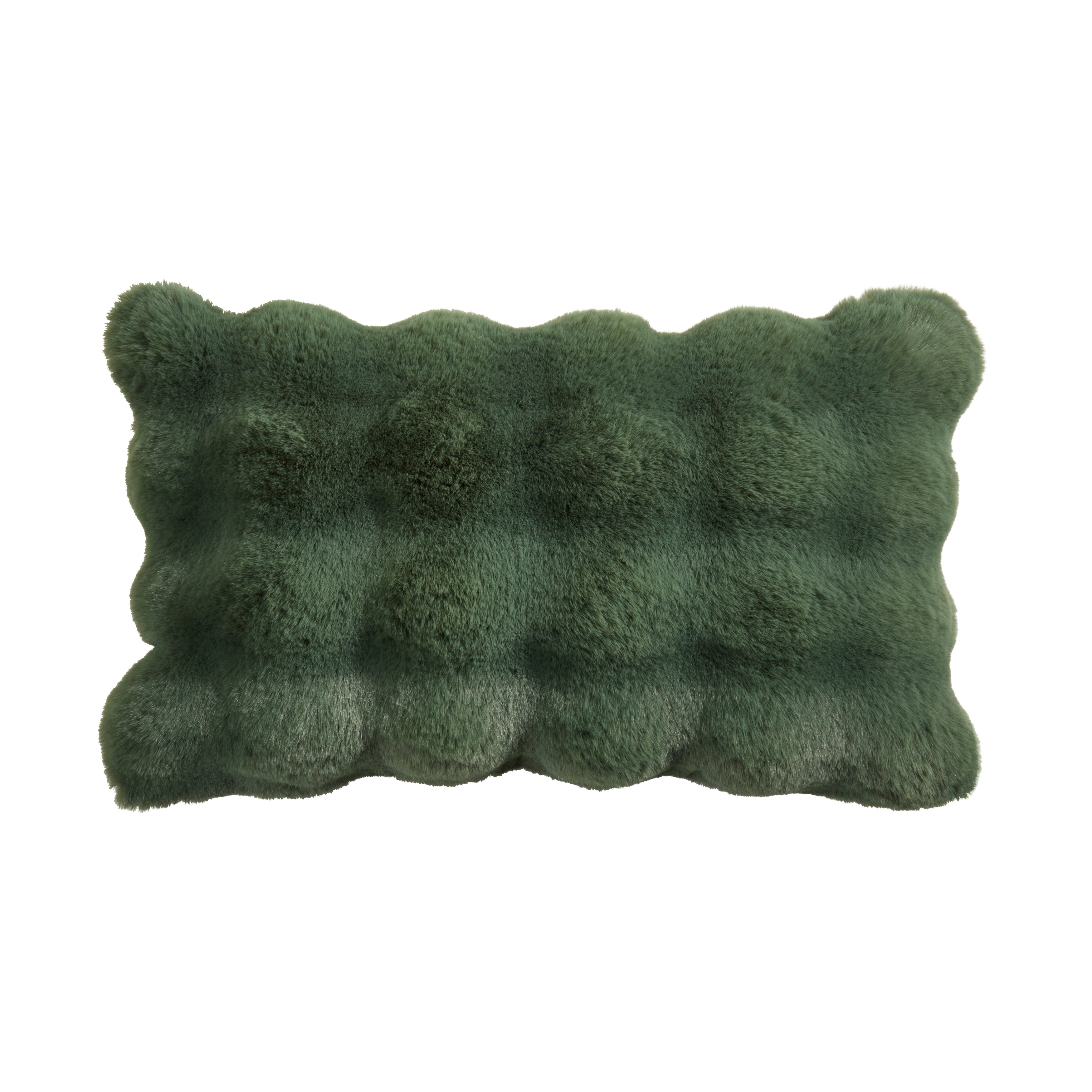Plush Faux Fur Throw Pillow - Ultra-Soft Textured Accent for Sofa, Bed & Cozy Layered Styling