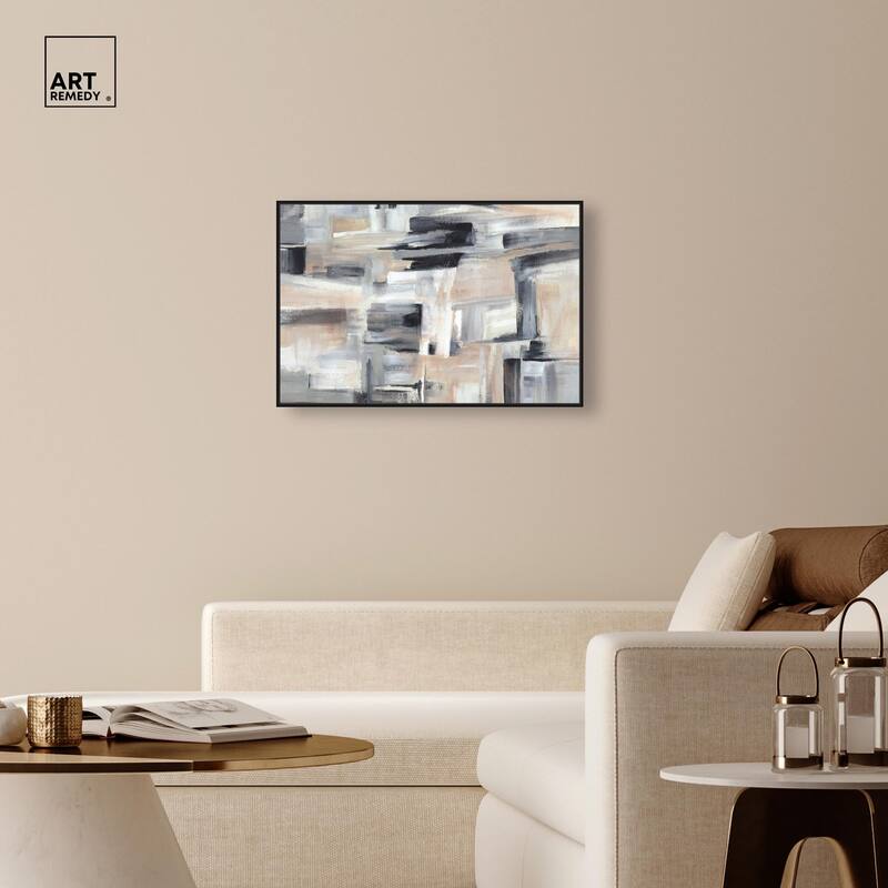 Neutral Nirvana Canvas by Art Remedy