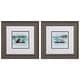 preview thumbnail 1 of 0, Propac Images Bear Lake Set of 2 Wall Art - Green 13X13X1