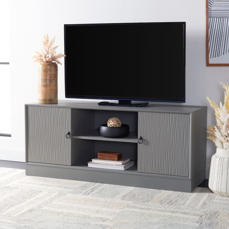 SAFAVIEH Aliyah 2 Door 1 Shelf Media Stand - 47" W x 16" D x 20" H