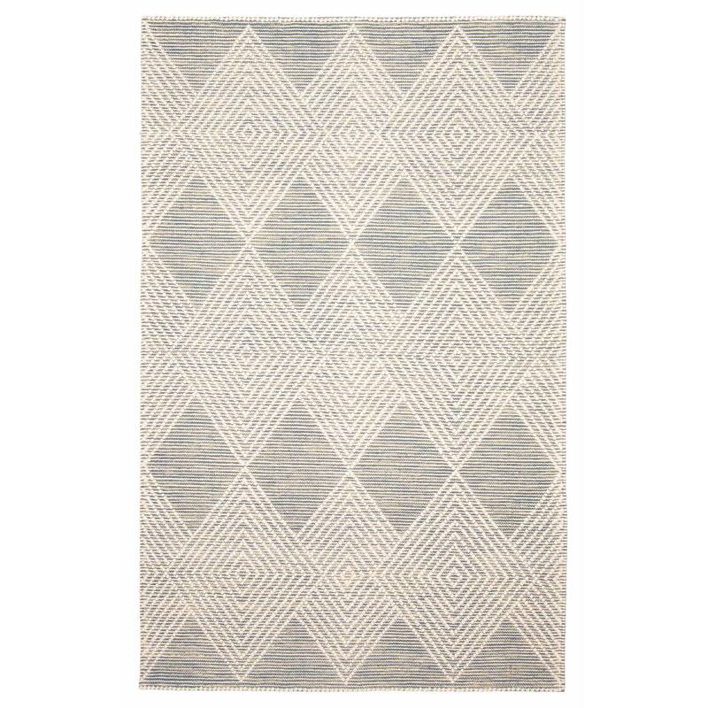 ECARPETGALLERY Braid weave Sienna Teal Wool Rug - 5'2 x 8'2 - Teal - 5'2 x 8'2