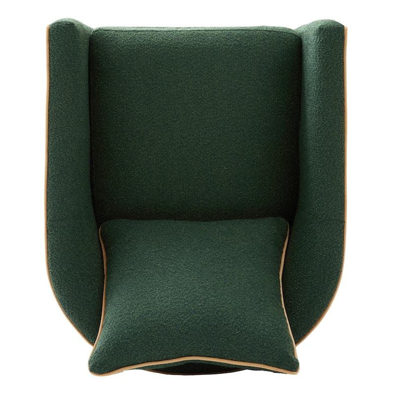 Swivel Accent Chair Upholstered Club Chair Barrel Sofa Chair for Living Room, Reading Corner, and Small Spaces