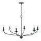preview thumbnail 2 of 2, Dolan 6-light Hanging Chandelier