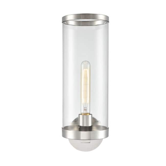 Alora Lighting WV311601CG Revolve II 17" Tall Bathroom Sconce - Polished Nickel