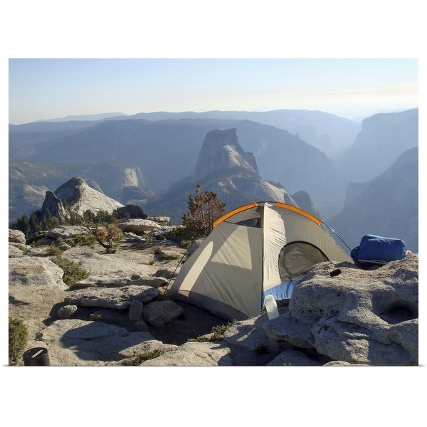 "Tent on clouds rest, Yosemite, California" Poster Print