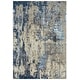 preview thumbnail 19 of 28, Alora Decor Noble Abstract Hand-knotted Wool Blend Rug 10' x 14' - Blue