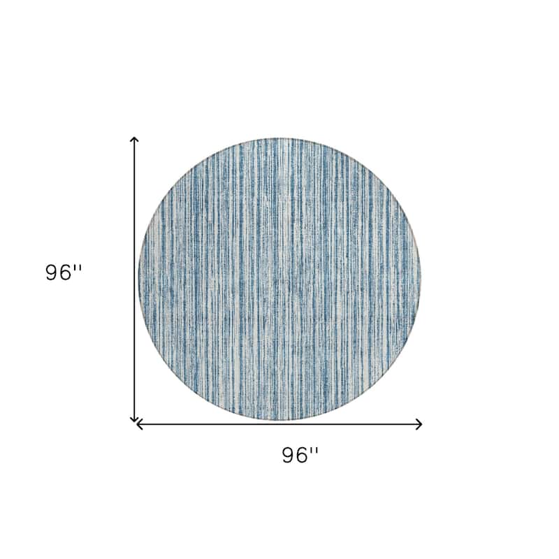 HomeRoots Striped Transitional Rectangle Outdoor Rug
