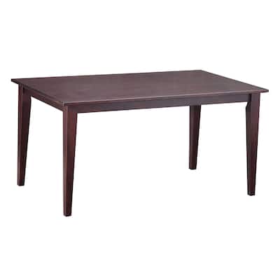 Warehouse of Tiffany 1-piece Black Juno Dining Table (for 8 seater) - N/A