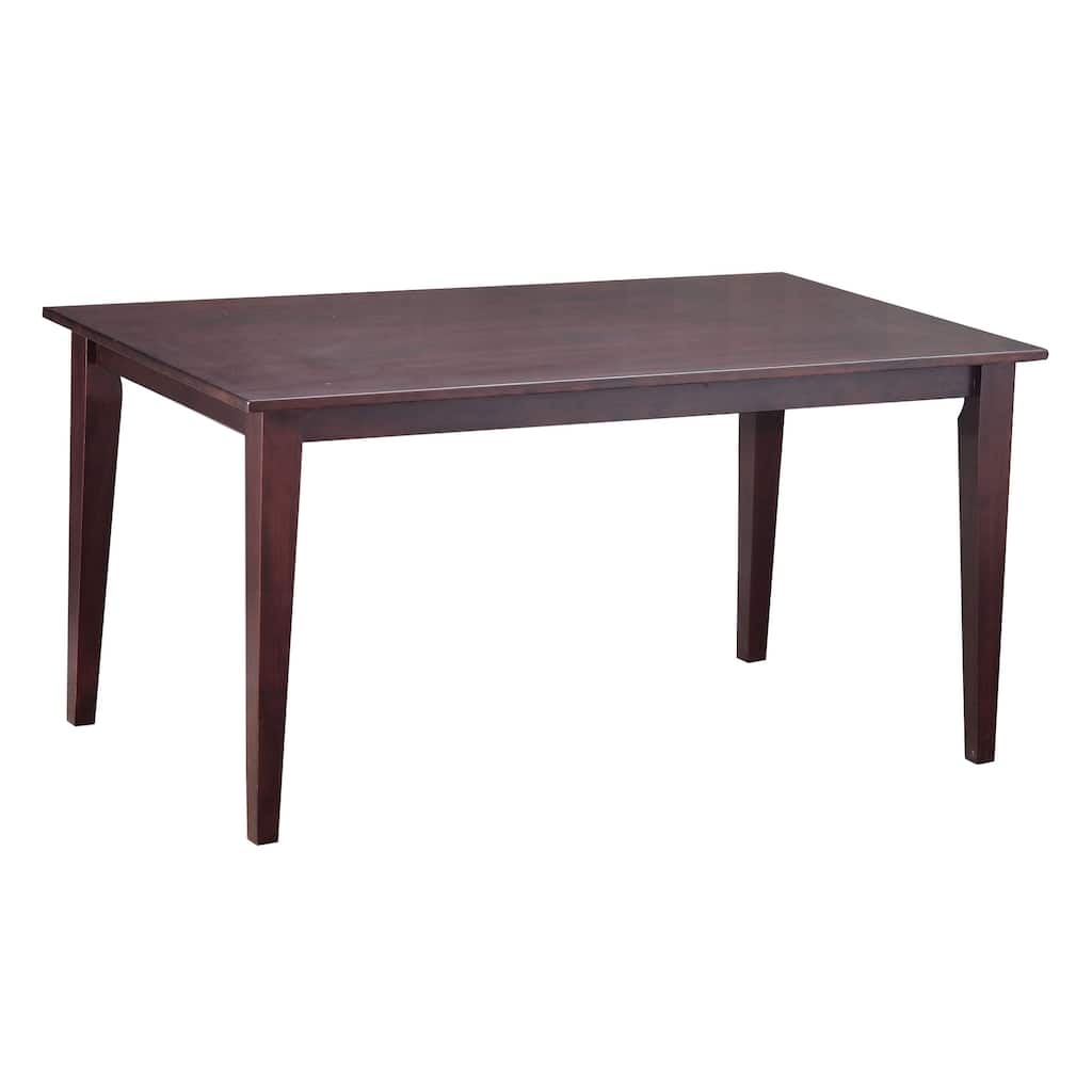 Warehouse of Tiffany 1-piece Black Juno Dining Table (for 8 seater) - N/A