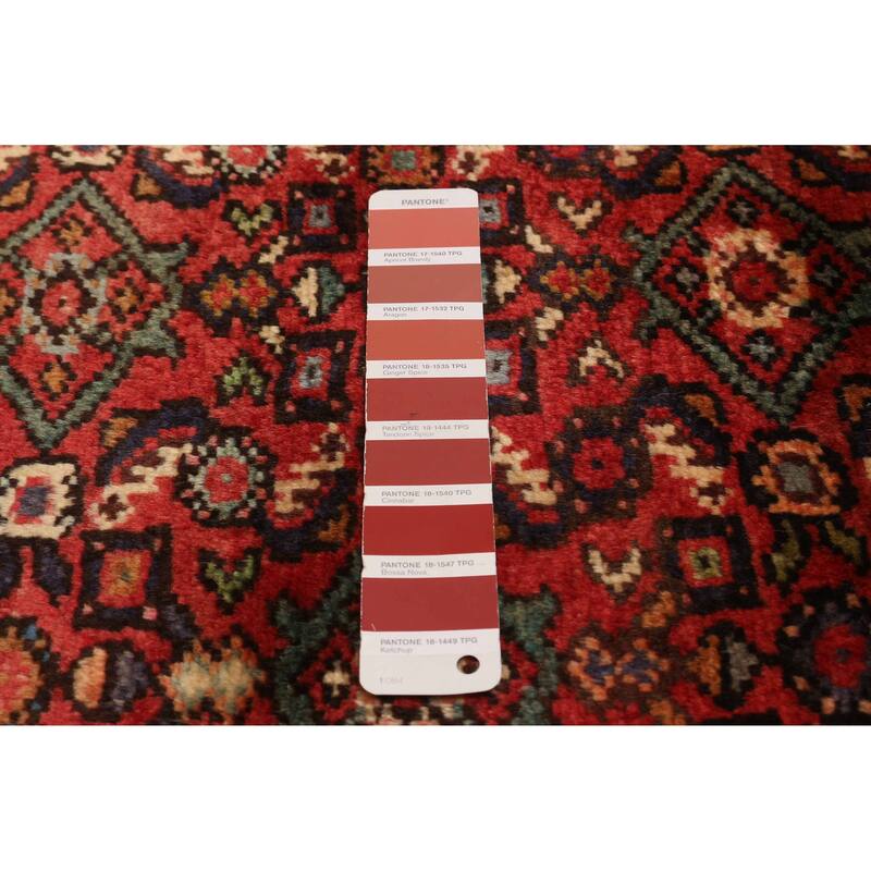 ECARPETGALLERY Hand-knotted Andelz Red Wool Rug - 2'11 x 10'1