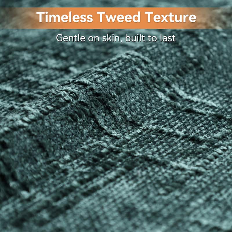 GDFStudio - Modular Chenille L-Shaped 159" 6-Seater Sectional Sofa with Storage & Cup Holders