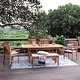 preview thumbnail 2 of 30, Cambridge Casual Caterina 6-Piece Teak Outdoor Extendable Dining Set Natural Teak/Beige Cushion