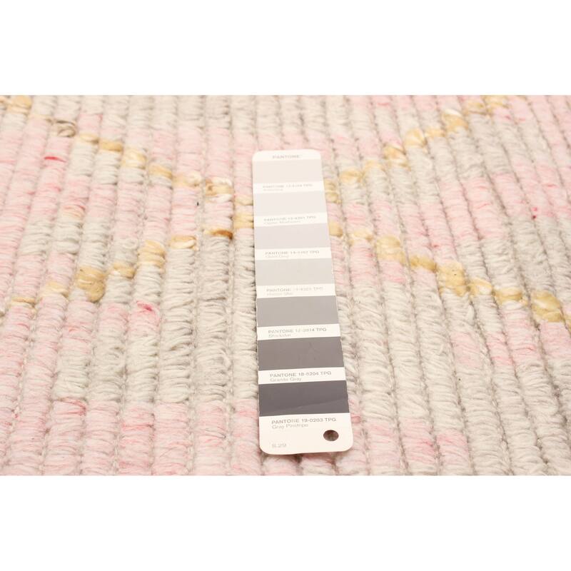 ECARPETGALLERY Hand-knotted Tangier Grey Wool Rug - 4'11 x 8'0