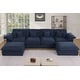 preview thumbnail 26 of 40, 6 - Piece Chenille Sectional