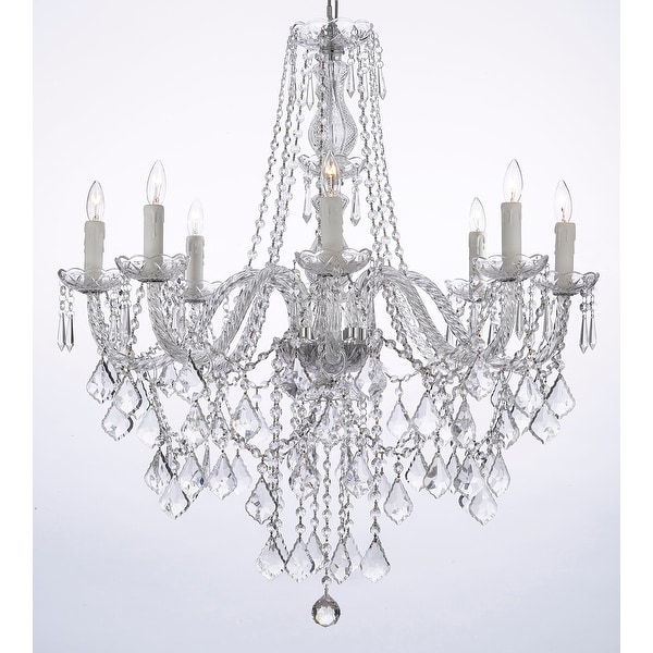Crystal Chandelier Lighting 8 Light Fixture