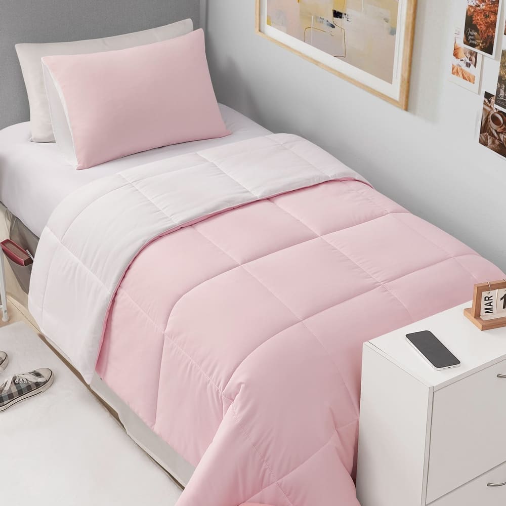 The Sheet Lab Box Stitch Reversible Comforter Sets