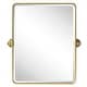 preview thumbnail 74 of 126, TEHOME Woodvale Rectangle Vertical Metal Wall Mirrors