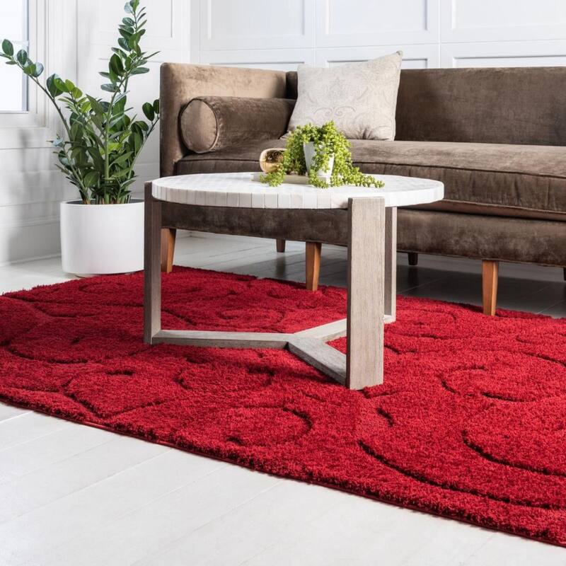 Shag Milson Collection Area Rug