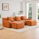 Option Orange(3 Seat+2 Ottoman)