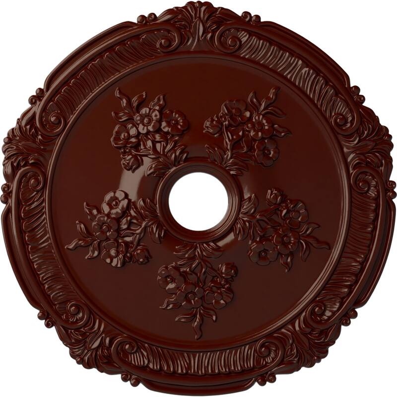 26"OD x 3 3/4"ID x 1 1/2"P Attica with Rose Ceiling Medallion
