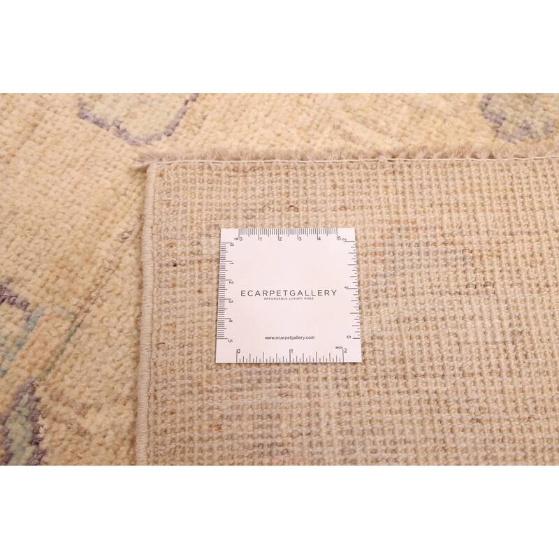 ECARPETGALLERY Hand-knotted Peshawar Oushak Tan Wool Rug - 9'3 x 12'2