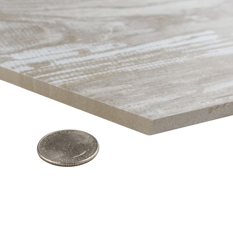 Merola Tile Suomi Hex Grey 8-5/8" x 9-7/8" Porcelain Floor and Wall Tile