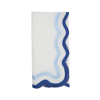 Scalloped Border Napkin (Set of 4) - 20"x20"