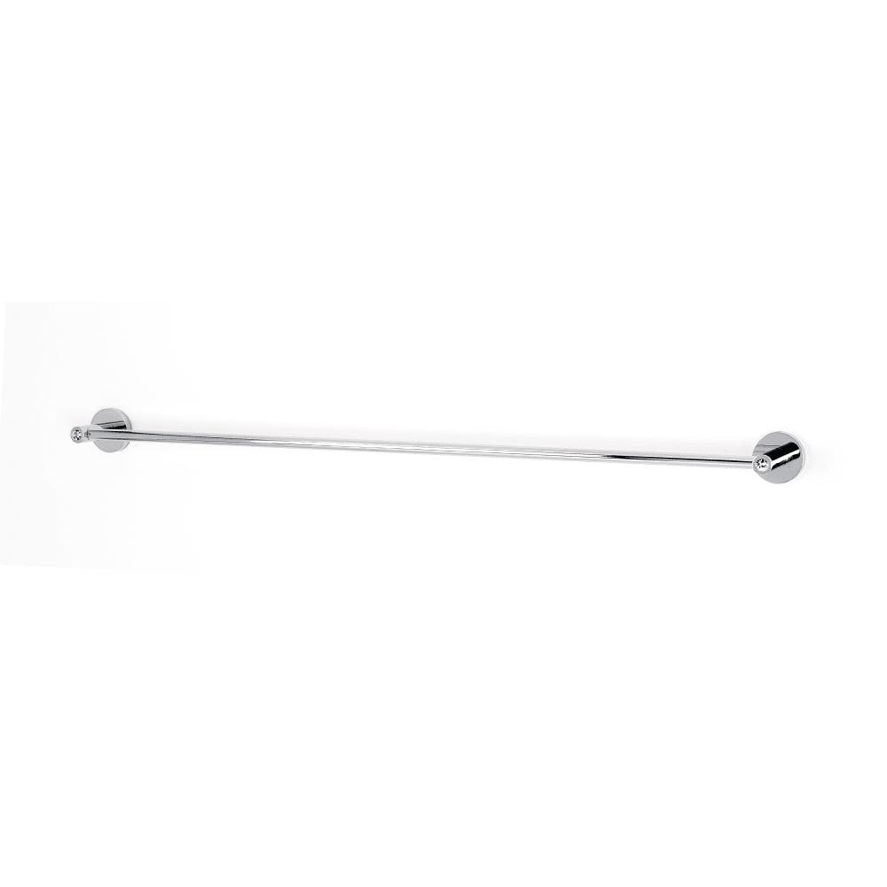 Alno 30 Inch Wide Single Towel Bar from the Contemporary I Crystal