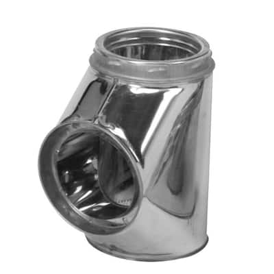 Selkirk Stainless Steel Stove Pipe Tee Cap Flow Tee
