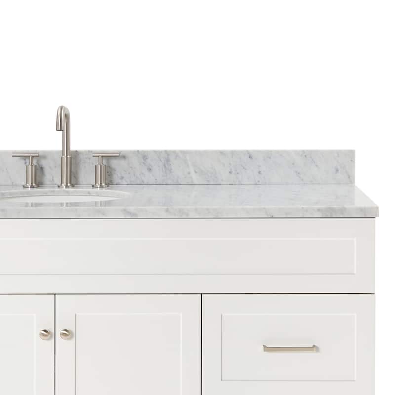 Ariel F067SCW2OVO Hamlet 67" Free Standing Single Basin Vanity Set