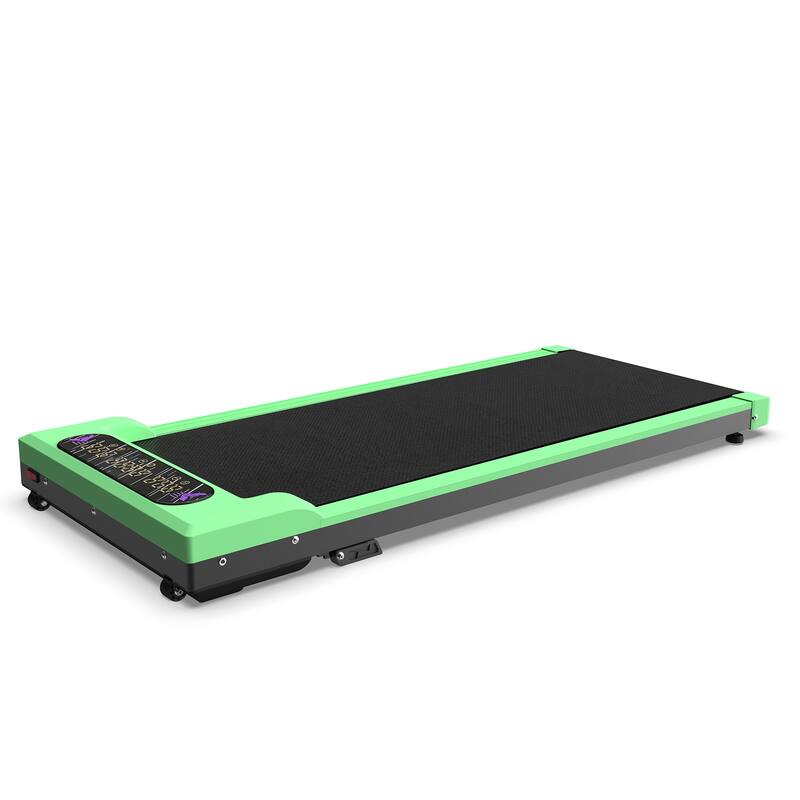 Foldable Treadmill with Handle Bar Incline, 2 in 1 Upgrade Portable Under Desk Walking Pad and Vibration Pad with Remote Control