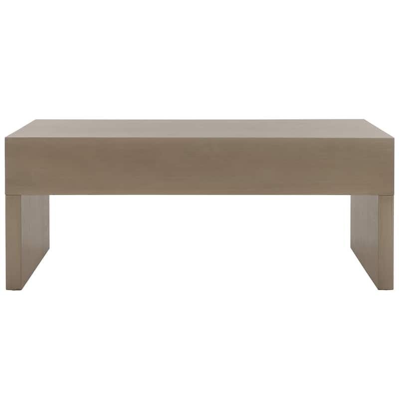 SAFAVIEH Home Collection Rune Coffee Table W/ Drawers - 47" L x 24" D x 20" H