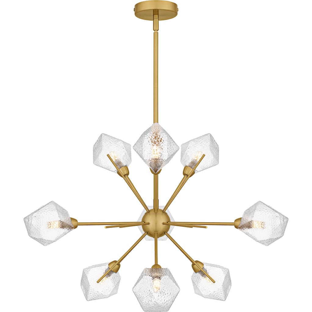 Salvador 9-Light Brushed Gold Chandelier