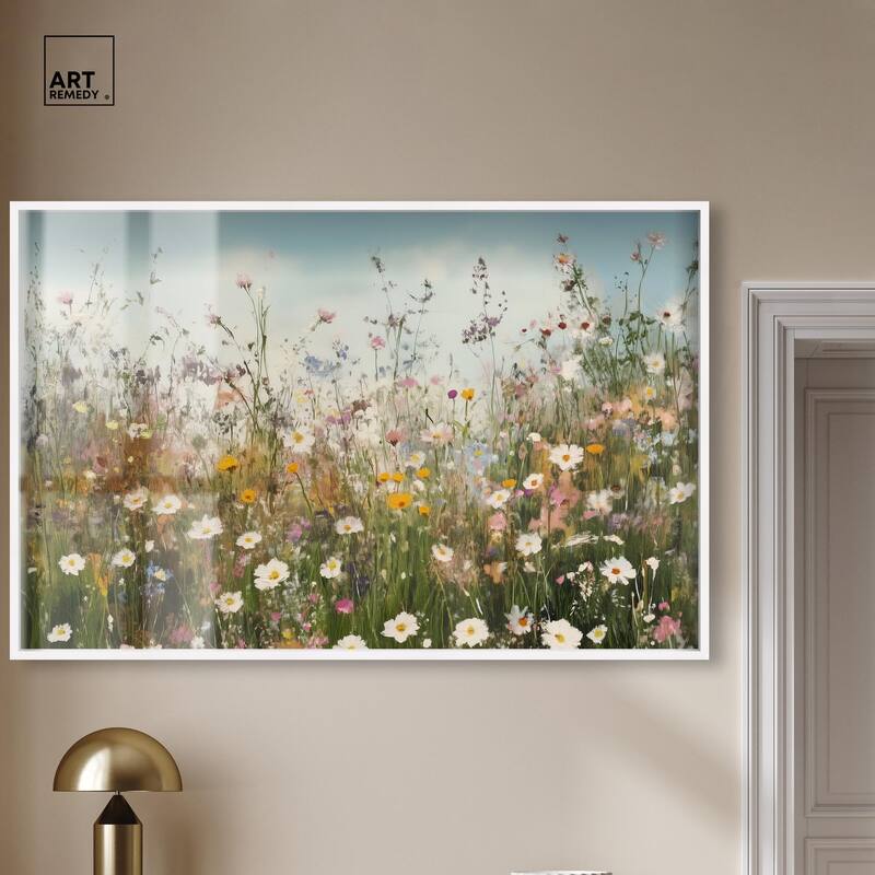 Glimmering Glade Garden III Shadowbox by Art Remedy